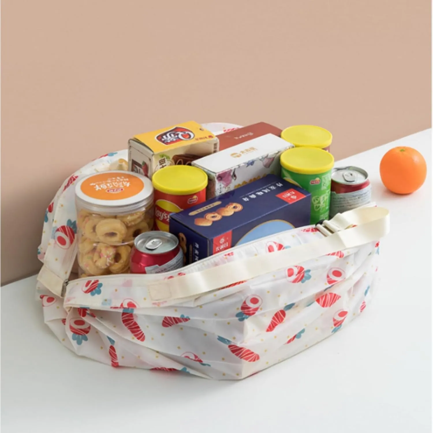 2PCS Travel Shoulder Bag Reusable Grocery Bags Foldable Shopping Bags Waterproof Pouch Bags Sports handbag