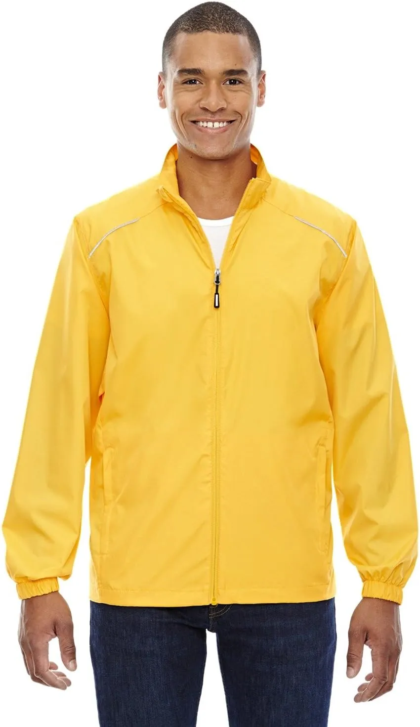 Ash City - Core 365 Men's Motivate Unlined Lightweight Jacket L CAMPUS GOLD