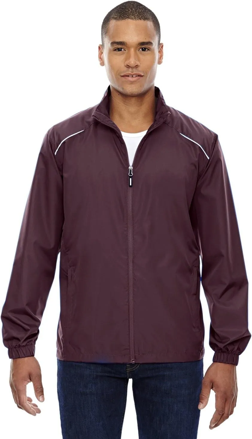 Ash City - Core 365 Men's Motivate Unlined Lightweight Jacket M BURGUNDY