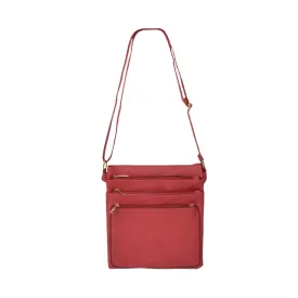 Bag with 4 Front Pockets - Burgundy