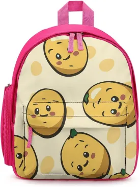 Cute Potato Cute Backpack Daily Casual Daypack Travel Mini Bag with Adjustable Strap Pink-style-19