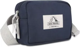 Gox Fanny Packs Mini Belt Bag, Small Waist Bag Fanny Pack Crossbody with Adjustable Strap, Everywhere Belt Bag Dupes for Travel Running Hike Work Out, Blue