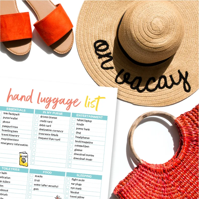 Hand Luggage List
