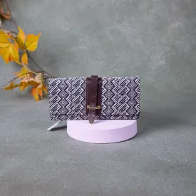 Handmade Wallets - Classic Black Colour with Diamond Design.