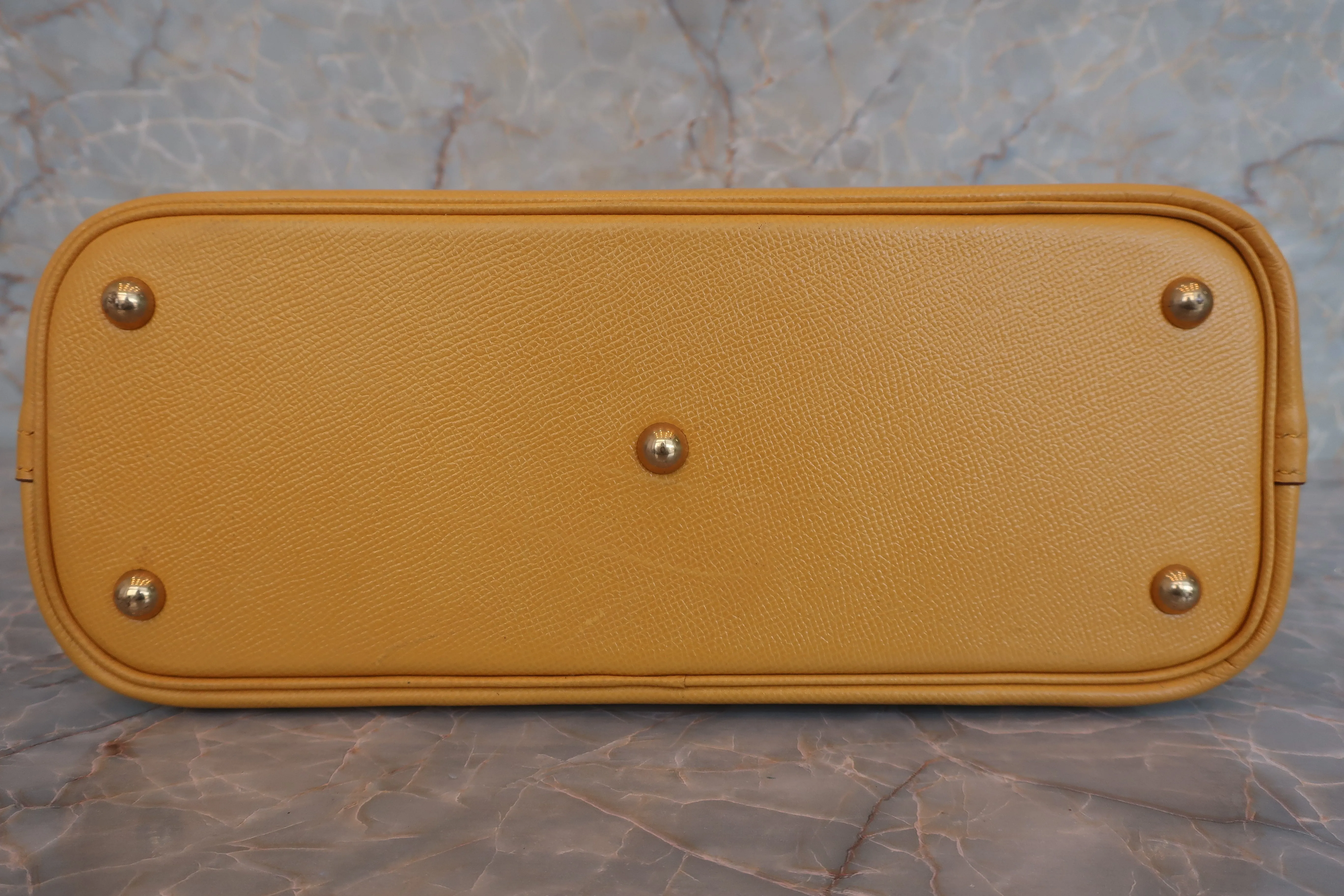 HERMES／エルメス ボリード31 クシュベル ジョーヌ □F刻印 ショルダーバッグ 600070188