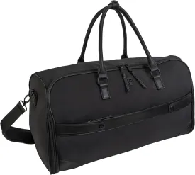 Joan & David 22 Inch Sport Nylon Convertible Duffle Garment Travel Bag (Black)