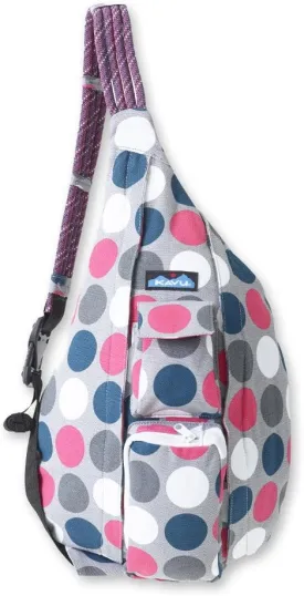 KAVU Original Rope Bag Sling Pack with Adjustable Rope Shoulder Strap