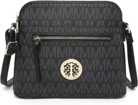 MKP COLLECTION Womens Fashion Crossbody Bag Medium Shoulder Purse with Adjustable Strap Multi Pockets for Travel Daily Use