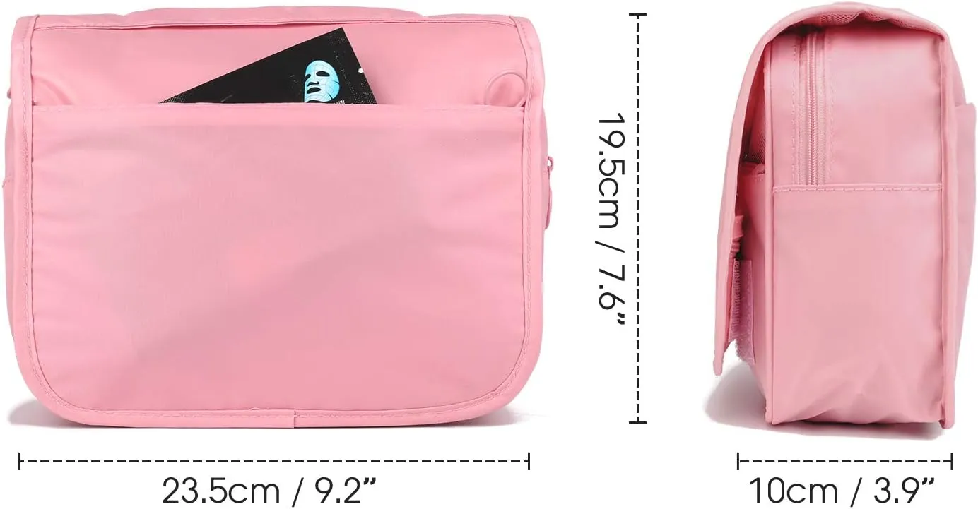 Narwey Hanging Travel Toiletry Bag Cosmetic Make up Organizer for Women and Girls Waterproof