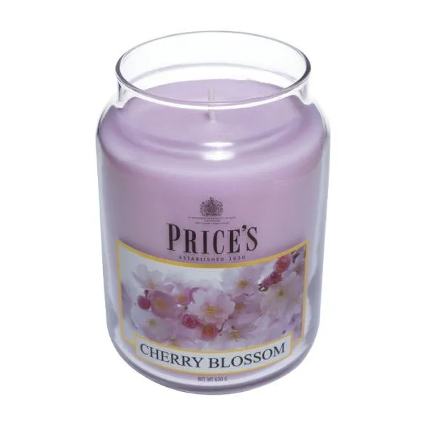 Prices Candles Scented Large Jar - Cherry Blossom