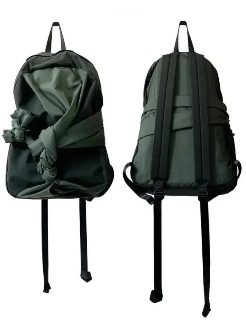 Sohiwoo Japanese Harajuku Knotted Bow Aesthetic Women Backpack Fashion School Backpacks for Women High-capacityTravel Girl Backpacks