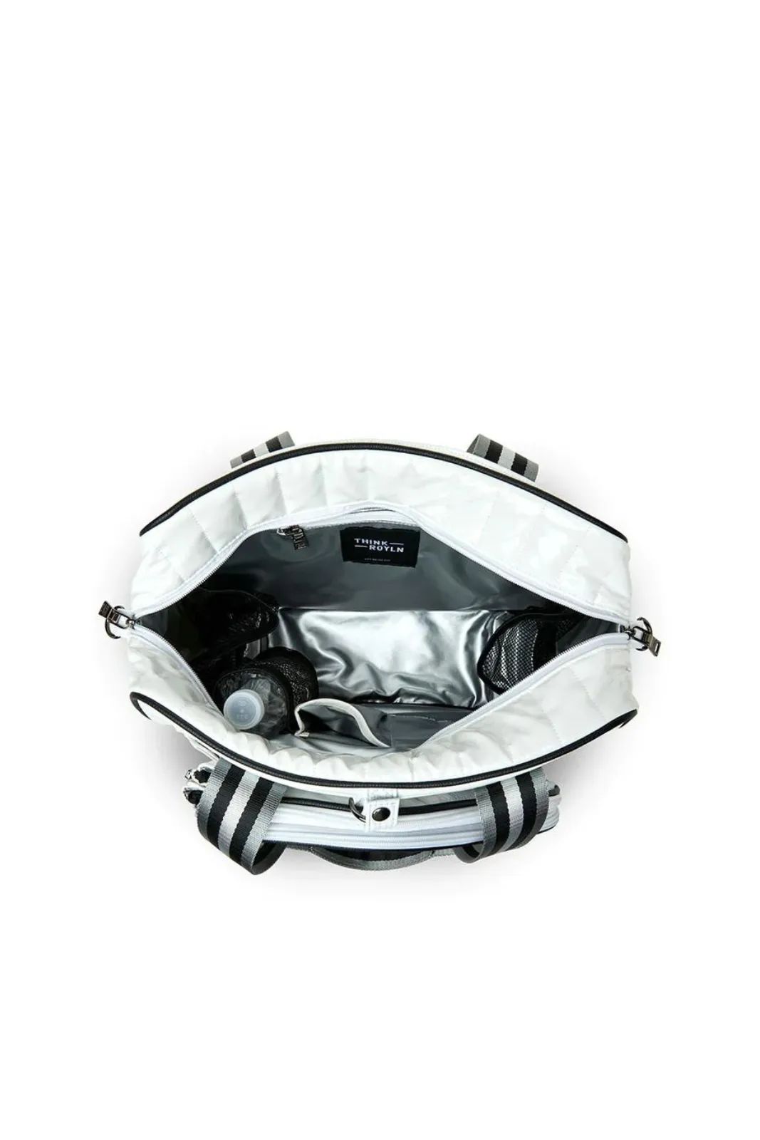 Sporty Spice Pickle Bag, White Patent