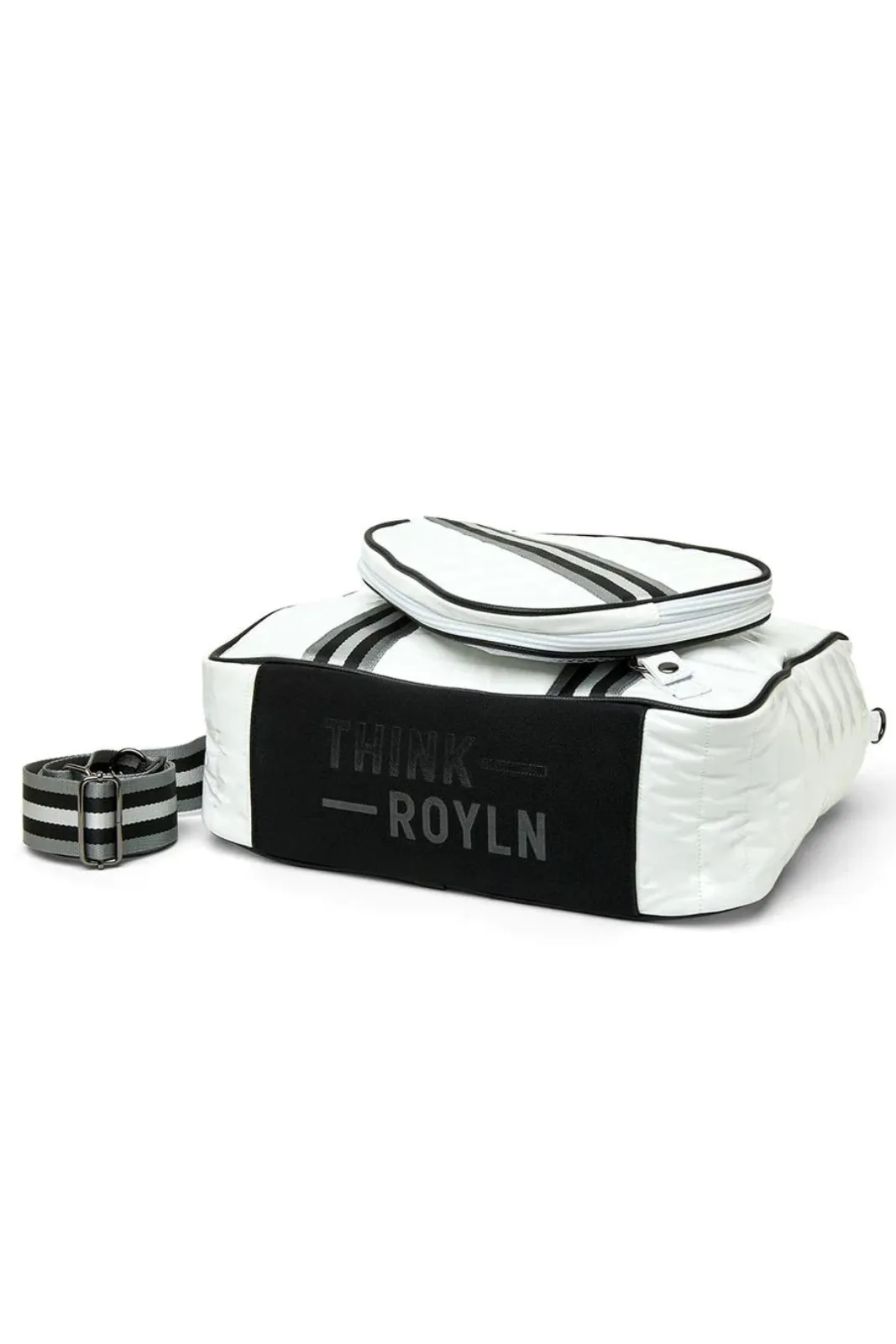 Sporty Spice Pickle Bag, White Patent