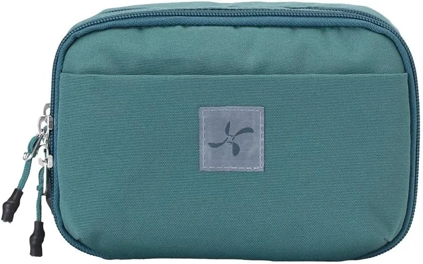 Sugar Medical Insulated Diabetes Supply Bag  Glucose Meter Case & Diabetic Organizer | Crossbody or Belt Bag for Insulin, Test Strips, Lancets & More. (Pine)