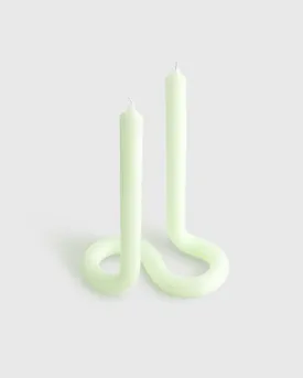 Twist Candle - Green