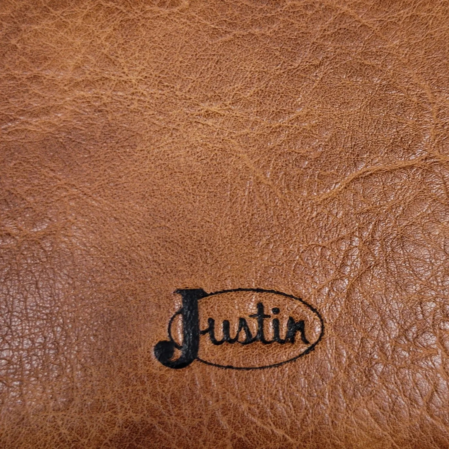 Women's Weathered Brown Wallet with Tan Trim by Justin  22078775W